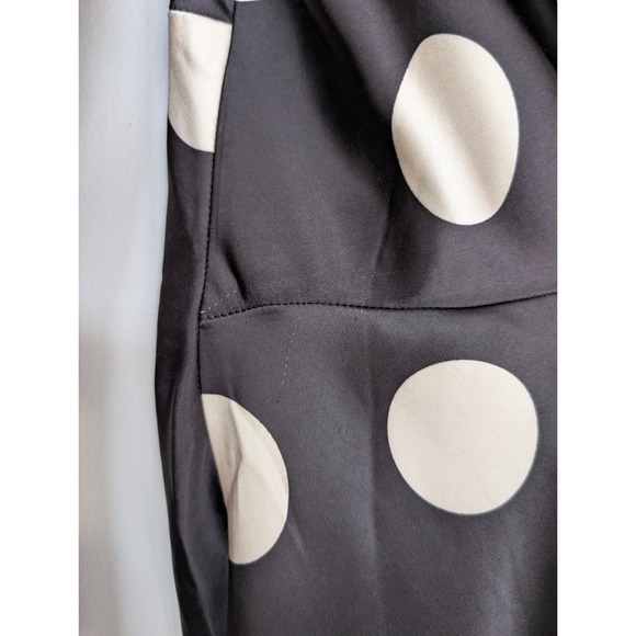 Free People Tigre Mini Dress XS Black White Polka Dot Long Sleeve - Picture 5 of 10